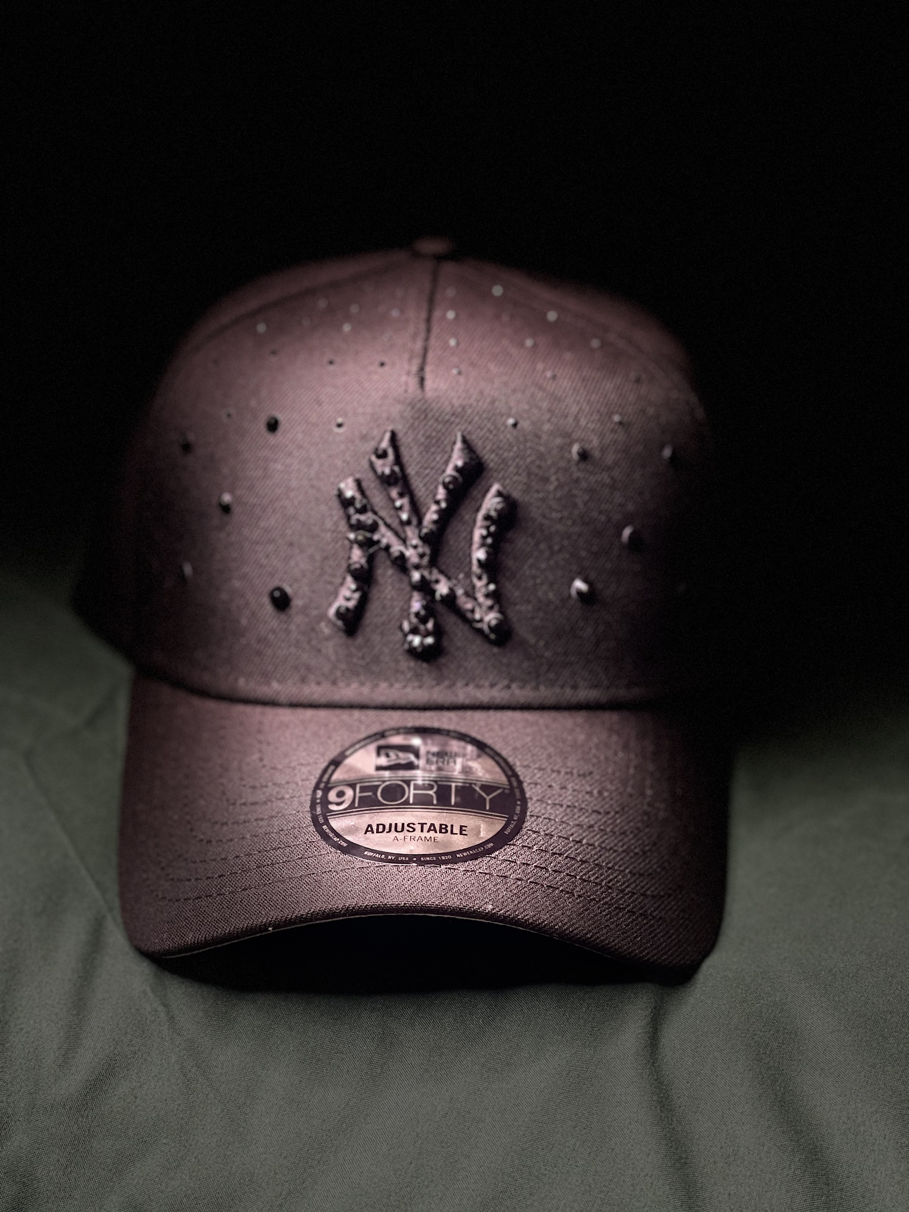 Custom snapback with embellishments by NoCapChaos